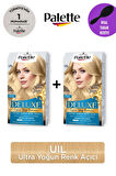 Palette Deluxe Uil Ultra Yoğun Renk Açıcı X 2 Adet + Gliss Tarak