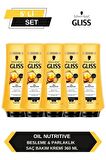 Gliss Oil Nutritive Saç Kremi 360ml x 5'li Set