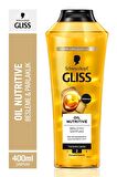 Gliss Oil Nutritive Şampuan 400ml x 3 + Saç Kremi 360ml x 3  