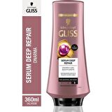 Gliss Serum Deep Repair Onarıcı Şampuan 400 ml ve Saç Kremi 360 ml