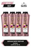 Gliss Serum Deep Repair Onarıcı Şampuan 400 ml x 4 Adet