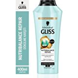 Gliss Nutribalance Repair Saç Dökülmesine Karşı Şampuan 400 ml x 3 Adet