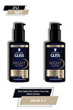 Gliss Night Elixir Onarıcı Gece Saç Bakım Serumu 2'li Set