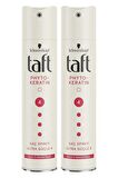 Taft Saç Spreyi Keratin Ultra Güçlü  NO:4, 2 ADET