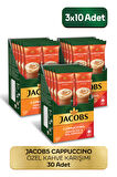Jacobs Cappucino 10'lu - Zengin Tat & Bol Köpüklü 3 Adet
