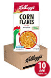 Corn Flakes Kahvaltılık Mısır Gevreği 650 Gr x 10 Adet, Lif Kaynağı, Demir Ve 6 Vitamin Içerir