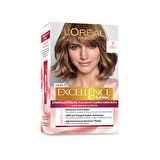 2'li L'Oréal Paris Excellence Creme Saç Boyası - 7 Kumral Excellence Tarak Hediyeli