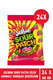 Jelibon Sour Patch Çilek Aromalı Yumuşak Şekerleme 80 gr - 24 Adet