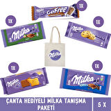 Çanta Hediyeli Milka Tanışma Paketi - 5 Adet