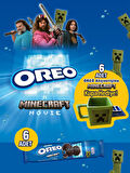 Oreo 6 Adet 154G Minecraft Vanilya + Minecraft Kupa Hediyeli