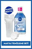 Yenileyici Serum İçerikli Micellar Makyaj Temizleme Suyu 400ml, Pamauk Hediyeli