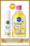 SUN SPF50 Güneş Koruyucu Primer Nemlendirici Makyaj Bazı 30ml ve Micellar Makyaj Temizleme Suyu400ml
