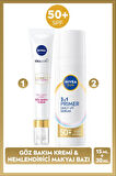SUN SPF50 Güneş Koruyucu Nemlendirici Makyaj Bazı 30ml ve Luminous630 Koyu Halka Karşıtı Göz Kremi