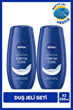 Creme Care Nemlendirici Duş Jeli 250ml ve Banyo Lifi Hediyeli, C Vitamini, Değerli Yağlar, X2 Adet, C Vitamini, Avantajlı Paket