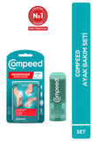 Compeed Sürtünme Önleyici Stick & Acıyı Hızla Hafifleten Hidrokolloid Ayak Koruma ve Yara Bandı Karma Set