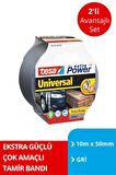 Tesa extra Power Universal Duct Bant, 10mx50mm, Gri X2 Adet