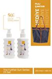 The Further Çocuk Güneş Koruyucu Losyon Spf 50 Faktör 200 mL x 2 adet + Plaj Çantası Hediye