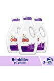 Omo Renkliler için Sıvı Çamaşır Deterjanı 26 Yıkama 3 x 1690 ML