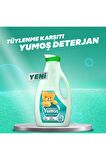 Yumoş Hassas Giysiler Tüylenme Karşıtı Sıvı Çamaşır Deterjanı 3 x 2520 ML