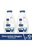 Omo Active Oxygen Sıvı Çamaşır Deterjanı Beyazlar 2 x 1690 ML