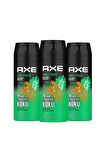 Axe Jungle Fresh Erkek Sprey Deodorant 3 x 150 ML