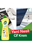 Cif Krem Yüzey Temizleyici Limon Kokulu Klor Boya Fosfat Paraben Içermez 750 ml 4 Adet
