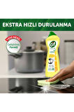 Cif Krem Yüzey Temizleyici Limon Kokulu Klor Boya Fosfat Paraben Içermez 750 ml 4 Adet
