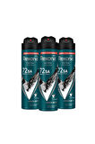 Rexona Men Kömür Detox Erkek Sprey Deodorant 150 ml X3