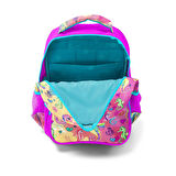 Coral High Kids Pembe Rengarenk Denizatı Desenli 3'lü Okul Çanta Seti SET0114412