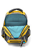 Coral High Kids Sarı Siyah Robot Desenli 3’lü Okul Çanta Seti SET0114424