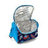 Coral High Kids Lacivert Mavi Uzay Desenli Çekçekli 3'lü Çanta Seti SET0123376