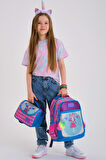 Coral High Kids Pembe Mavi Peri Desenli 3’lü Okul Çanta Seti SET0123484