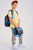 Coral High Kids Lacivert Mavi Astronot Desenli 3’lü Okul Çanta Seti SET0123486