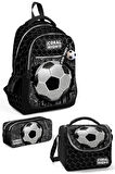 Coral High Kids Futbol Desenli 3’lü Okul Çanta Seti SET0123653