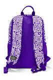 Coral High Mor Beyaz Geometrik Desenli 3’lü Okul Çanta Seti SET0123683