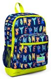 Coral High Kids Lacivert Neon Sarı Monster Desenli 3’lü Okul Çanta Seti - Kız ve Erkek Çocuk
