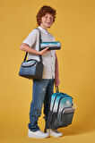 Coral High Kids Turkuaz Gri Batik 3’lü Okul Çanta Seti SET0123768