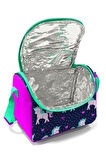 Coral High Kids Lacivert Pembe Unicorn Desenli Çekçekli 3'lü Çanta Seti SET0124023