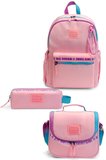Coral High Pembe 3'lü Okul Çanta Seti SET0124424