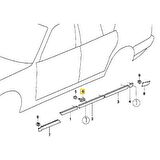 BMW E34 KAPI ÇITA KLİPSİ 5 ADET OEM NO 51131946258