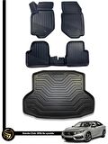 Honda Civic 3D Havuzlu Paspas Sedan 2016-2020 + Bagaj Havuzu Ikili Set