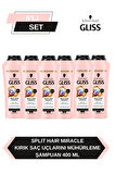Schwarzkopf Gliss Split Hair Miracle Şampuan 6 x 400 ML