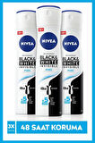 Nivea Invısıble Black&whıte Pure Sprey Deodorant 150ml Kadın 3'lü Paket