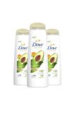 Dove Ultra Care Saç Bakım Şampuanı Dökülme Karşıtı Bakım Avokado Özü 400 ml X3 Adet