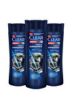 Clear Men Yoğun Arındırıcı Kömür Kepeğe Karşı Etkili Şampuan 350 ml 3 adet