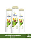 Dove Ultra Care Saç Bakım Şampuanı Dökülme Karşıtı Bakım Avokado Özü 400 ml x3
