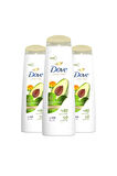 Dove Ultra Care Saç Bakım Şampuanı Dökülme Karşıtı Bakım Avokado Özü 400 ml x3