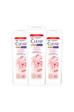 Clear Women Kepeğe Karşı Etkili Şampuan Yumuşak ve Parlak 600 ml x3