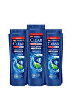 Clear Men Kepeğe Karşı Etkili Şampuan Cool Sport Menthol 600 ml x3