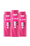Elidor Saç Bakım Şampuanı Güçlü ve Parlak 650 ml x3
